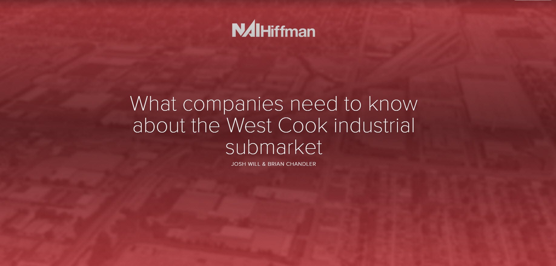 Josh Will & Brian Chandler: What companies need to know about the West Cook industrial submarket