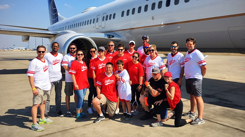 Hiffman Team at the Special Olympics Plane Pull